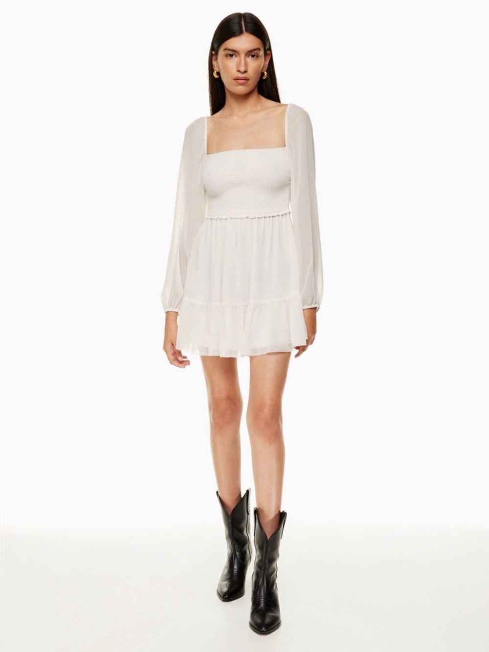 NWT wilfred chiffon tempest mini dress